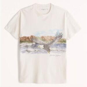 Abercrombie & Fitch Yellowstone Graphic Eagle Shirt